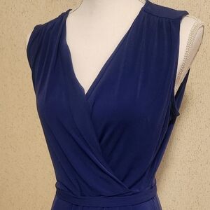 Apt. 9 Royal Blue Sleeveless Midi Dress